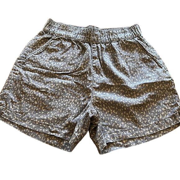 Social Standard by Sanctuary Brown Cheetah Print Shorts Size Small Pull On - Picture 1 of 7